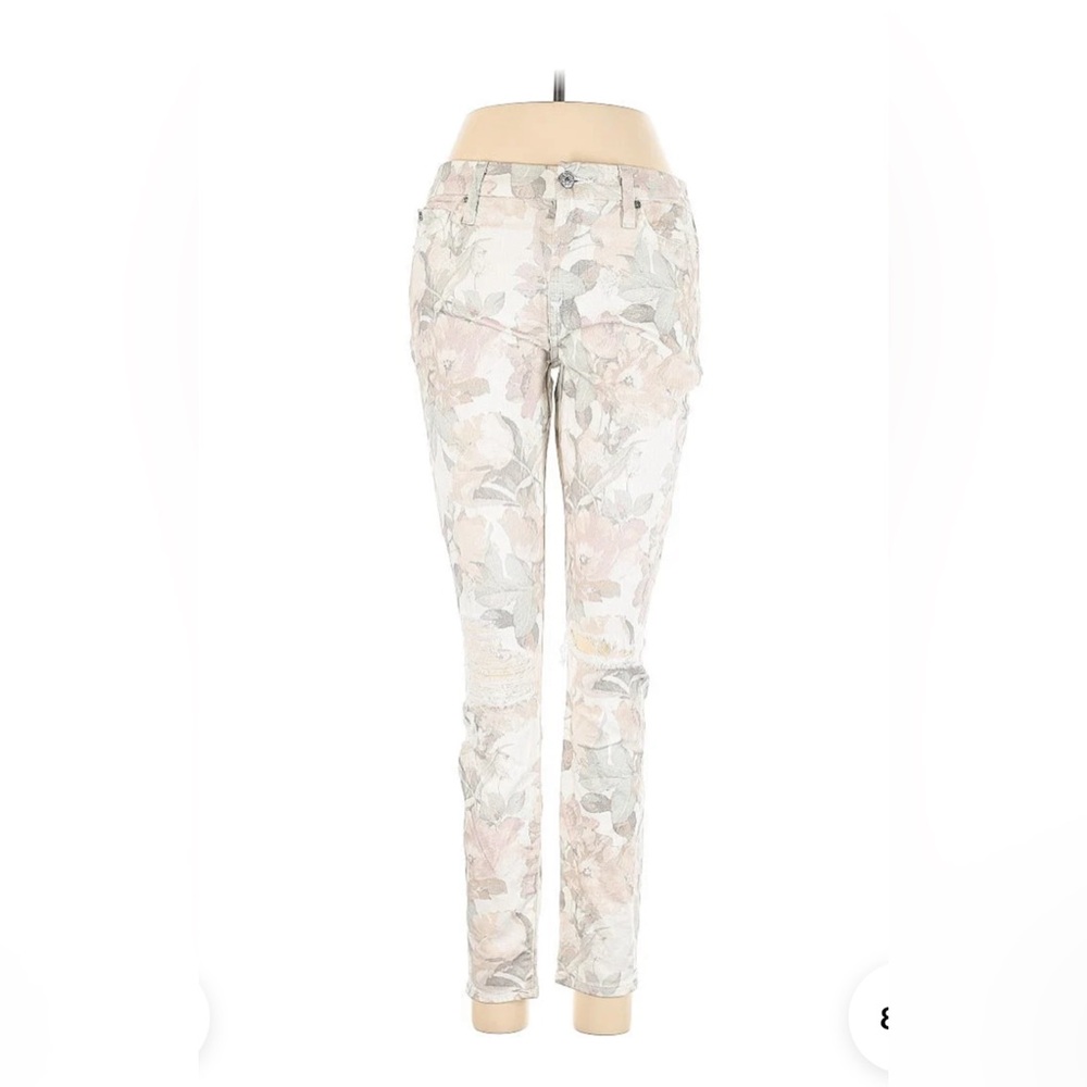 7 For All Mankind Super Skinny Floral Print Women's Jeans